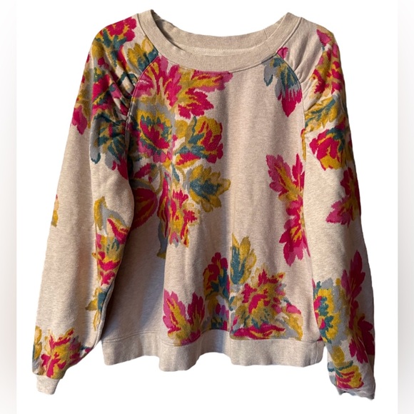Saturday/Sunday by Anthropologie Edita Ruched Sweatshirt - 1X - Picture 2 of 4
